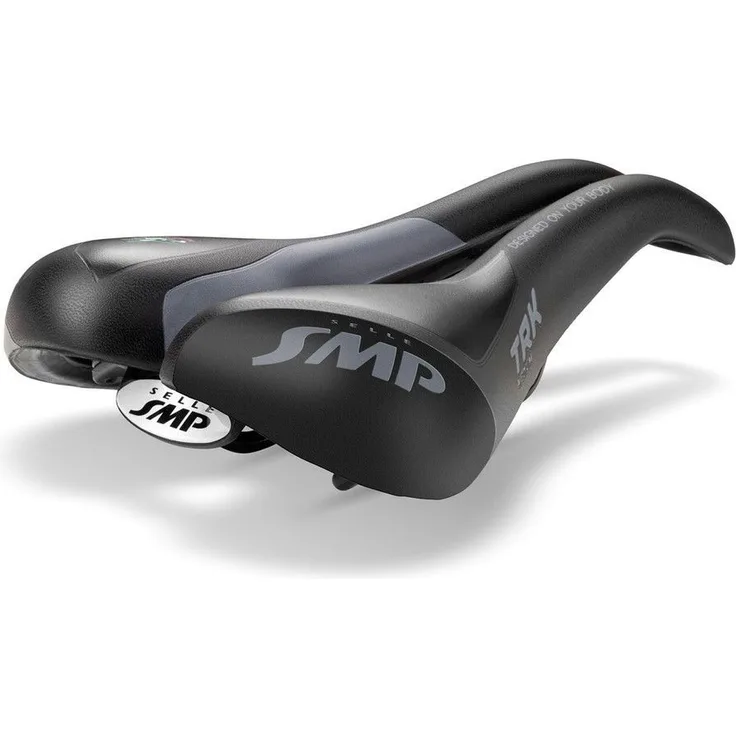 Selle Smp TRK, Velosattel für Trekking- und Tourenfahrten mit hochwertigem Polyurethan-Schaum für maximalen Komfort