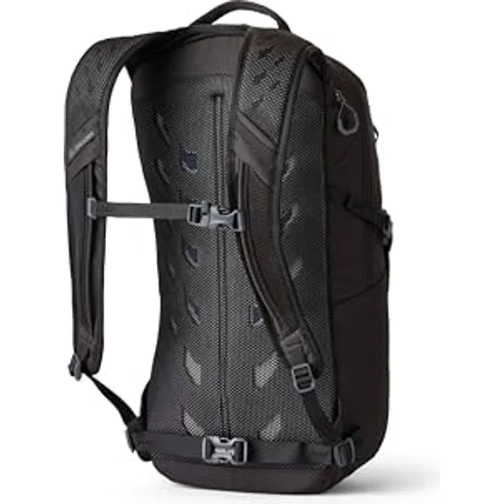 Gregory Nano 18, Wanderrucksack mit 18 L Volumen, gepolstertem Airmesh-Schultergurt, schwarz (Optic Black) – Bild 2