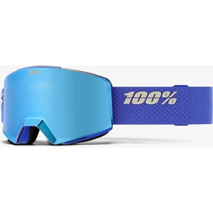 100% NORG Goggle Tarheel, Skibrille mit HiPER® Blue Mirror, innovativem Gravit8-Magnet-System und Alternate Fit – Bild 1