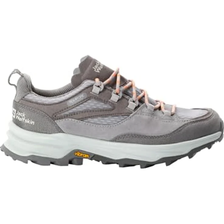 Jack Wolfskin CYROX TEXAPORE LOW W, Wanderschuh wasserdicht mit TEXAPORE-Membran und Vibram®-Sohle – Bild 1