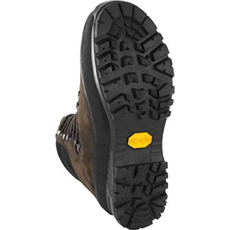Hanwag Yukon, Herren Trekkingstiefel aus Leder mit hoch geschnittenem Schaft und Vibram® Sohle, braun – Bild 5