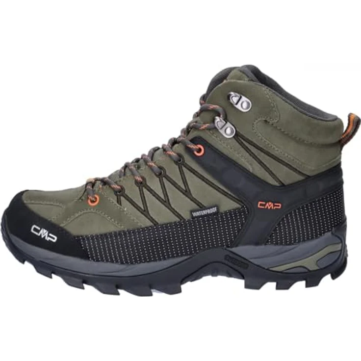 CMP RIGEL MID TREKKING SHOES WP, wasserdichte Wanderschuhe mit EVA-Dämpfung und FullOn GRIP-Sohle – Bild 2