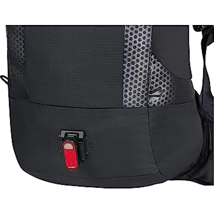 Jack Wolfskin Phantasy 22.5 LT Bikerucksack, Flash Black, mit ultimativer Rückenbelüftung – Bild 5