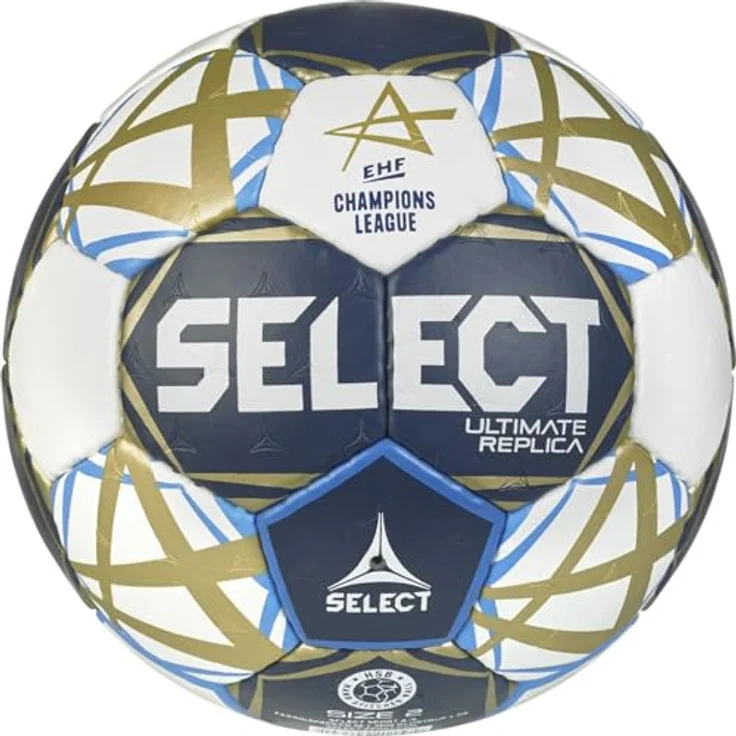 Select Handball EHF-approved, handgenäht, HPU 1000, gute Griffigkeit, Null-Flügel-Blase aus Naturlatex – Bild 3