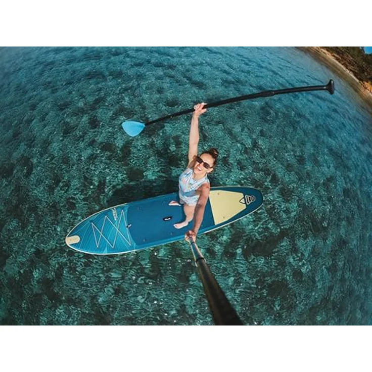 WattSUP MARLIN 12.5, Stand Up Paddle Board ISUP, 378x89cm, ideal für Anfänger und Fortgeschrittene – Bild 11