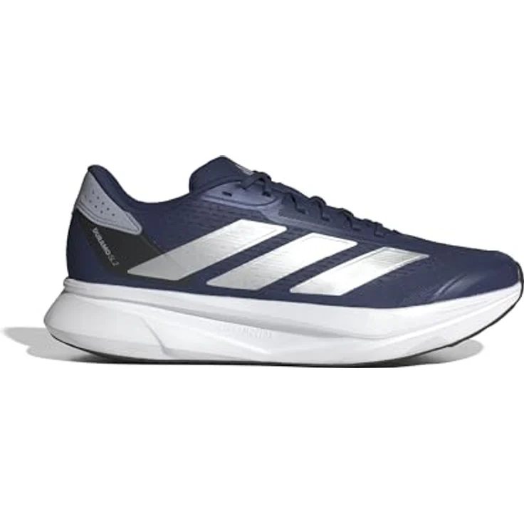 adidas Duramo SL 2 Laufschuhe, Mesh-Obermaterial, LIGHTMOTION Zwischensohle, dunkelblau/silber metallic, EU 47 1/3 – Bild 4