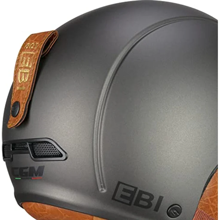 CGM EBI Skihelm für Erwachsene, Graphit satiniert, Doppelte Zertifizierung (CE EN1078 & CE EN1077), Größe M (57-58cm) – Bild 3