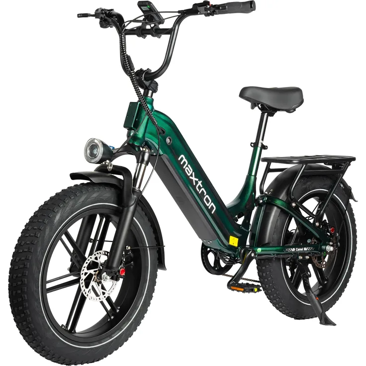 Maxtron Camel Elektrofahrrad, 20 Zoll Fat Tyre, 864Wh Akku, 60Nm Motor, E-MTB Offroad, 25 km/h, hydraulische Scheibenbremsen