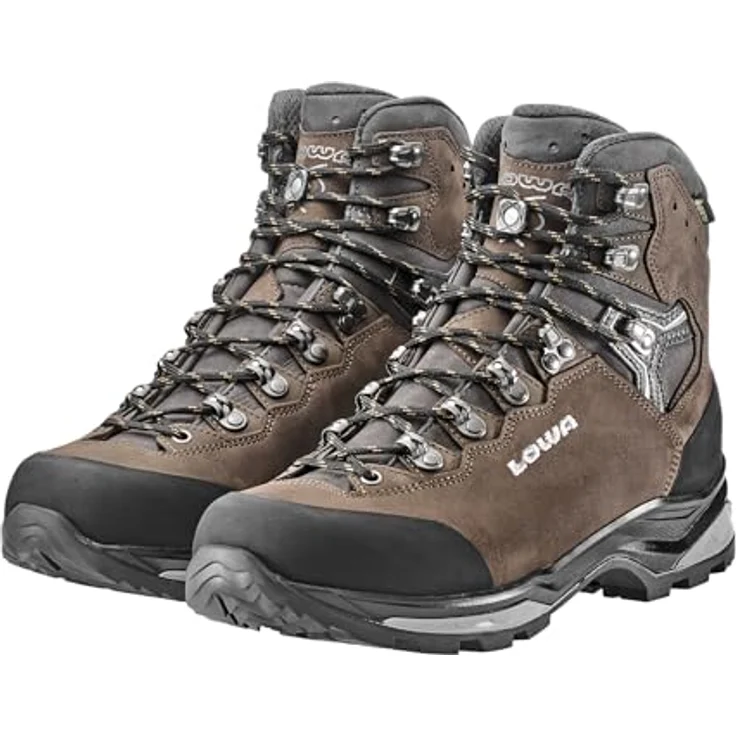 LOWA Camino Evo GTX, Wanderschuhe für Herren, wasserfest aus Nubukleder, braun, Größe 44.5 – Bild 5