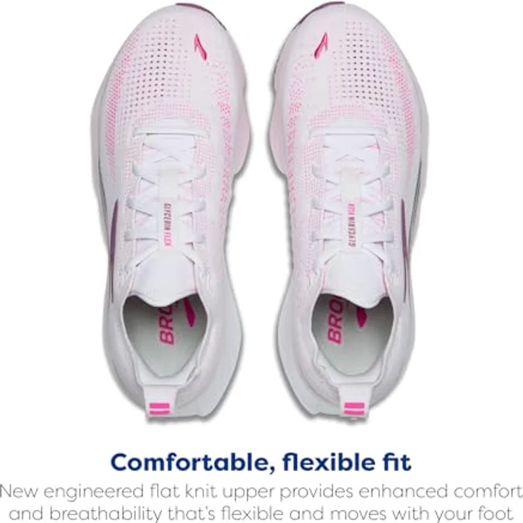 Brooks Glycerin Flex, vielseitige Laufschuhe mit flexiblen Mittelfuß-Rillen, atmungsaktivem Mesh, dämpfender Zwischensohle, Sprengung 6 mm, Gewicht ca. 454 g (Paar) – Bild 4