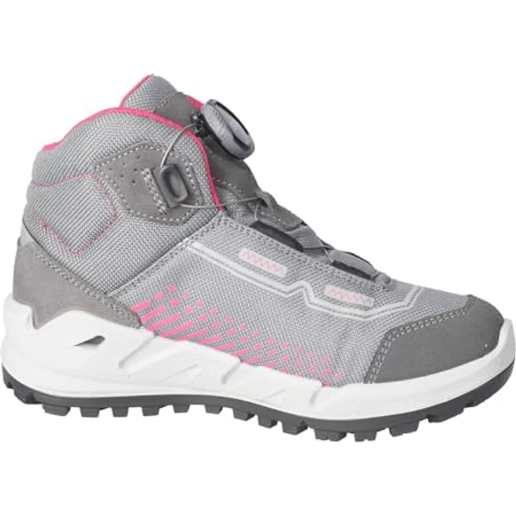 Ricosta TERRA SympaTex Wanderstiefel, grau, Gr. 33, isolierendes Futter, rutschfeste Laufsohle, BOA-Drehverschluss – Bild 4