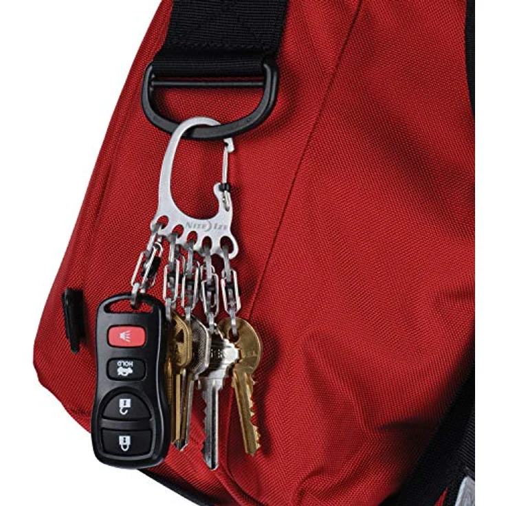 Nite Ize Bigfoot Locker KeyRack, Silber Schlüsselring, bis zu 15 Schlüssel – Bild 3
