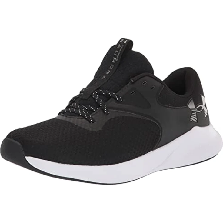 Under Armour Charged Aurora 2, Laufschuhe für Frauen, schwarz, EU 36 1/2, atmungsaktiv mit verstärktem Mittelbereich und stoßabsorbierender Dämpfung – Bild 1