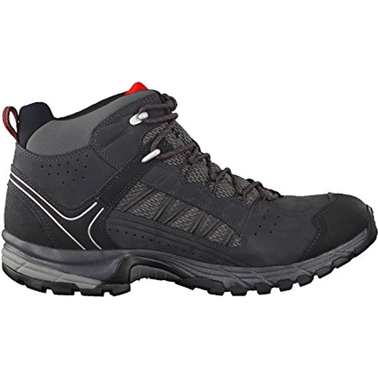 Meindl Journey Mid GTX, Wanderschuhe mit Comfort fit®-Leisten, anthrazit/rot, Größe 42.5 – Bild 9