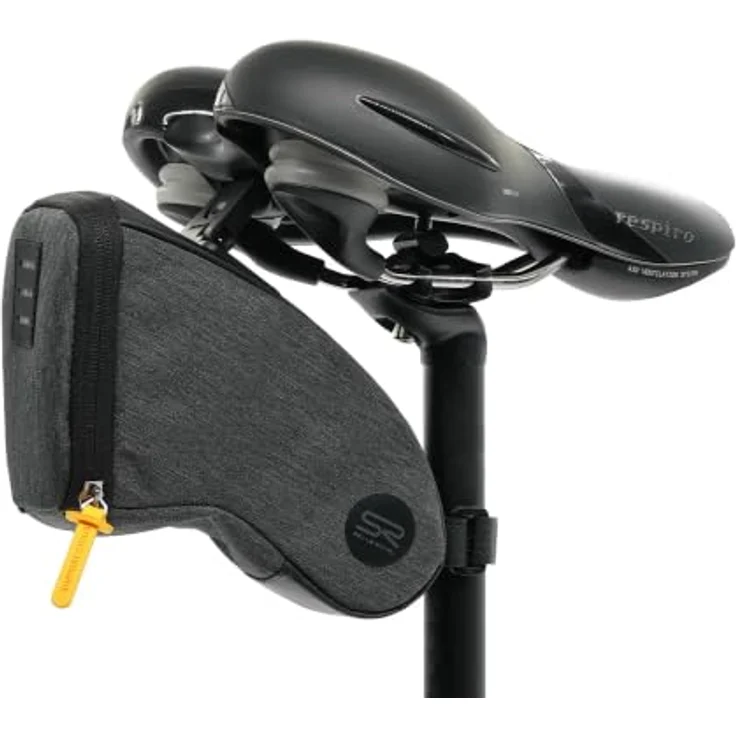 Selle Royal Satteltasche Medium, 1,2L schwarz mit ICS-Clipsystem, wasserabweisend, reiß- und kratzfester Bezug – Bild 3