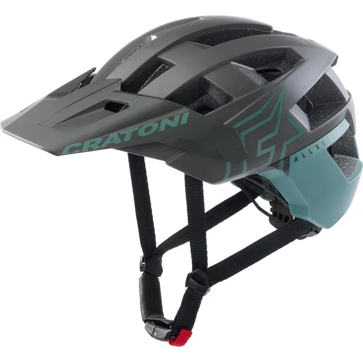 Cratoni AllSet Pro, Velohelm (58 - 61 cm) mit 14 Ventilationsöffnungen, leichter Bauweise und dreifach höhenverstellbarem Visier