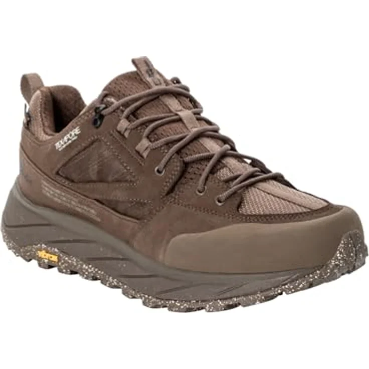 Jack Wolfskin Terraquest Texapore Low M, Herren Wanderschuhe mit Wetterschutz und VIBRAM-Sohle, Braun – Bild 4