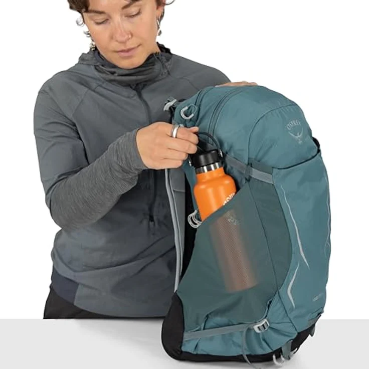 Osprey Hikelite 26, Wanderrucksack 51 cm, grau, 100% Nylon, kompakt und leicht – Bild 12
