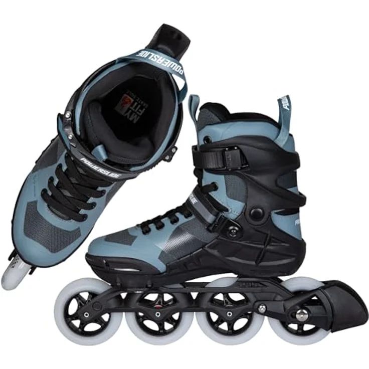 Powerslide Phuzion Argon 90, Inline Skates für Fitness mit 4x90 mm Rädern und Trinity 3-Punkt-Montage, Größe 41 – Bild 2