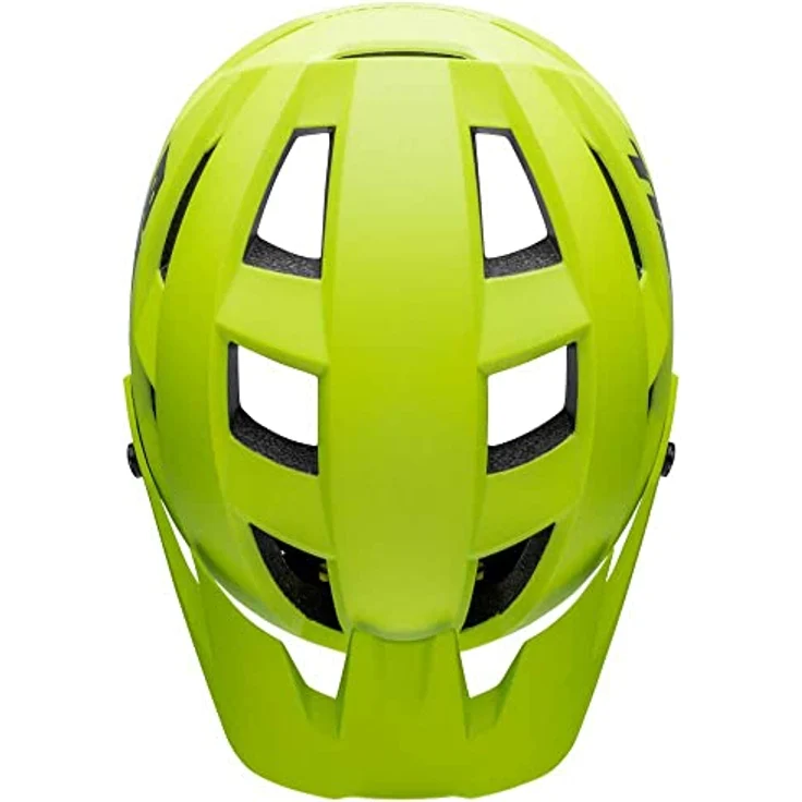Bell Spark 2, MTB Helm mit Ergo Fit und 13 Belüftungsöffnungen, matte hi-viz yellow, Größe M – Bild 8