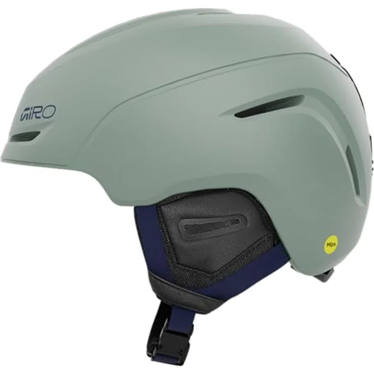 Giro Neo MIPS Skihelm Snowboardhelm mit In-Mold-Aufbau und Thermostat-Belüftung, Matte Glacier Green – Bild 1
