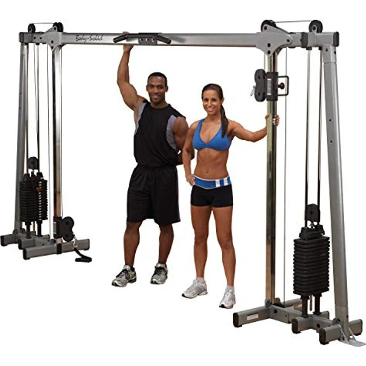 Body-Solid GDCC-250 Kraftstation | Functional Training Center | Multi-Kabelzug, verstellbare Rollen, 20-fach höhenverstellbar, schwarz – Bild 1