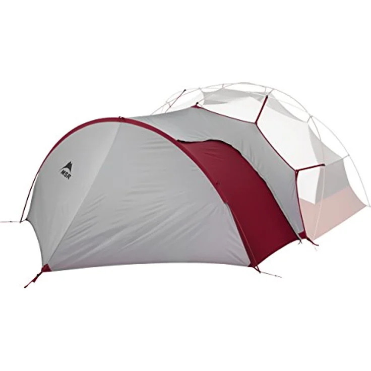 Msr Elixir Gear Shed, Vorzelt für Elixir 2 und Elixir 3, 0.82 kg, wasserdicht mit integrierten Stauraum und großer Türöffnung – Bild 1