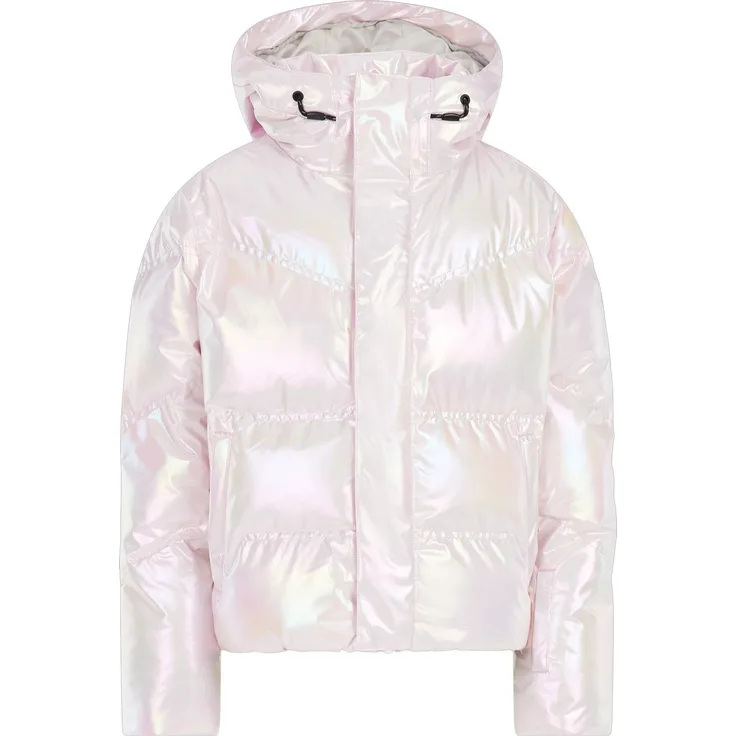 Protest PRTRena Junior Skijacke, wasserdicht und atmungsaktiv, mit verstellbarer Kapuze und Schneefang, Foxy Pink, Größe 176
