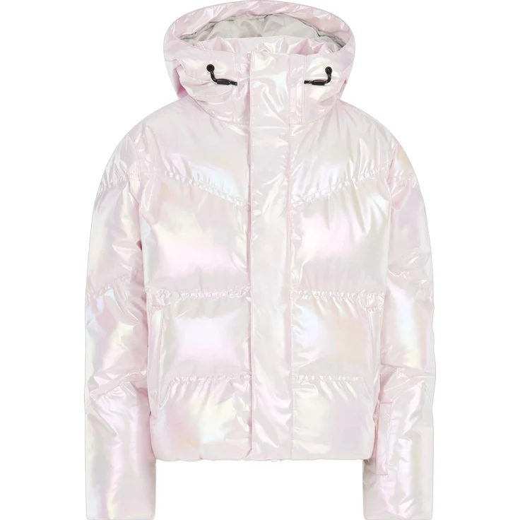 Protest PRTRena Junior Skijacke, wasserdicht und atmungsaktiv, mit verstellbarer Kapuze und Schneefang, Foxy Pink, Größe 176