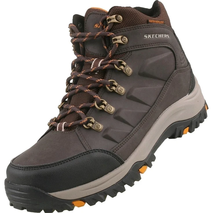 Skechers RELMENT - DAGGETT Herren Winterstiefeletten, braun, Größe 42, Synthetik, Schnürung – Bild 1