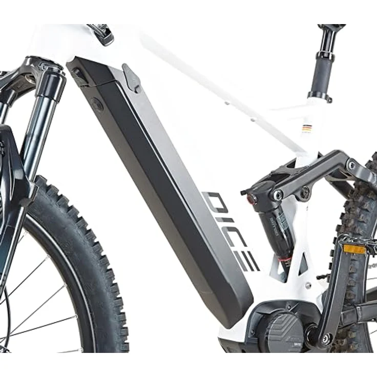 Prophete Herren DICE E-Bike, Weiß matt/schwarz matt, 27,5 Zoll, 250W Motor, 720Wh Akku, 12-Gang Shimano Deore Schaltung – Bild 5