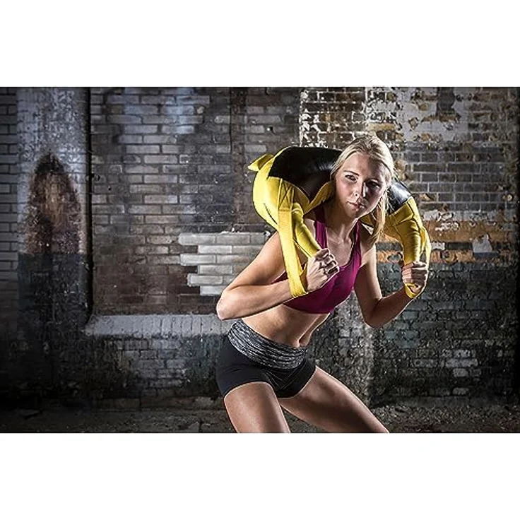 Tunturi Bulgarian Bag, Sandsack, Power Bag, 20KG, Grün, für Ganzkörpertraining – Bild 5