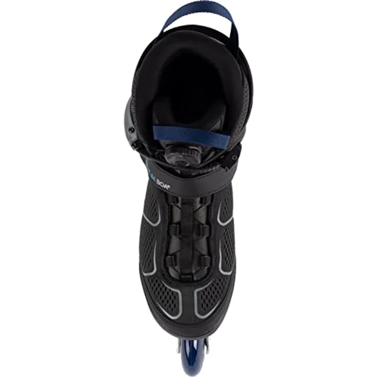 K2 F.I.T. 84 BOA Inline Skates, 84 MM Rollen, Boa® Verschlusssystem, grau-blau, Größe 45 – Bild 4