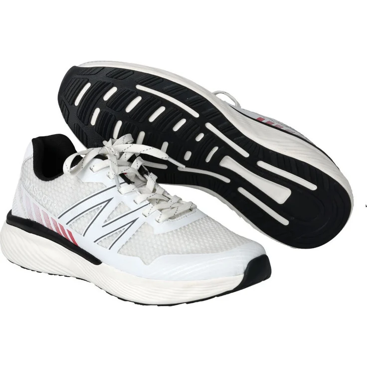 MASCOT Arbeitsschuh Sneakers 01, Metallfrei, Weiß, Stoßdämpfend, Rutschfest, 596 g