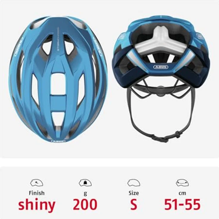 Abus Storm Chaser Steel Blue 51 - 55 cm – Bild 4