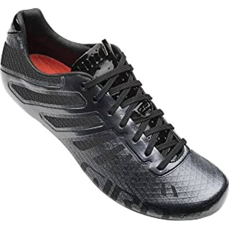 Giro Empire SLX Rennradschuhe, ultraleicht mit Carbon-Fiber-Sohle und klassischer Schnürung, grau, EU 45 1/2 – Bild 1