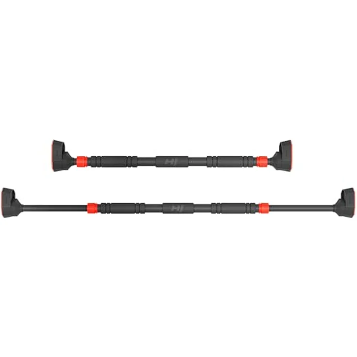 HS HOP-SPORT verstellbare Klimmzugstange für Türrahmen, max. 200 kg Belastung, innovatives Befestigungssystem, extra dicke Polsterung – Bild 2