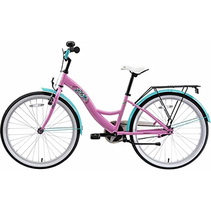 BIKESTAR Kinder Fahrrad ab 9 Jahre | 24 Zoll Classic Kinderrad | Pink – Bild 3