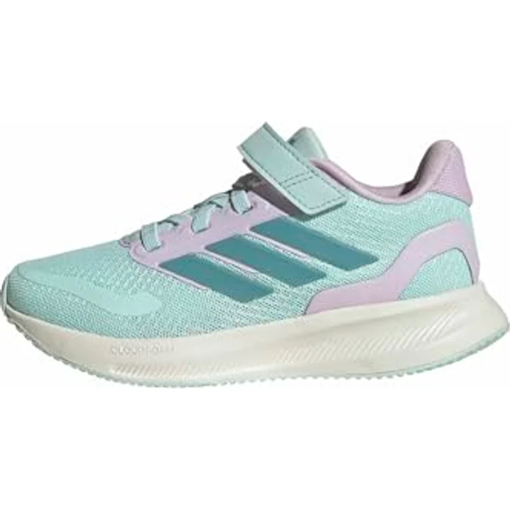 adidas Runfalcon Mädchen Klettschuh, sportlicher Laufschuh mit Cloudfoam Dämpfung, türkis, Größe 33 – Bild 1