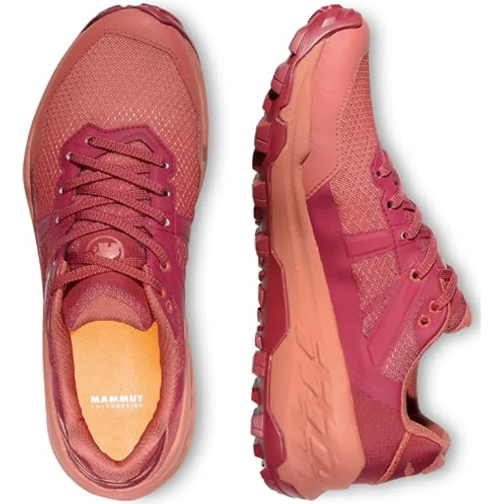 Mammut Sertig II Low GTX Women, Multifunktionsschuh in terracotta/blood red mit GORE-TEX Schutzmembran, Größe 39 1/3 EU = 6 UK – Bild 3