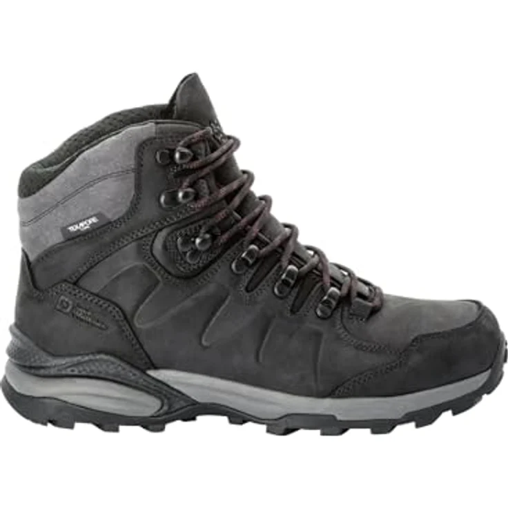Jack Wolfskin Refugio Prime Texapore Mid W, Damen Wanderschuhe, wasserdicht und atmungsaktiv, Schwarz, Größe 41 – Bild 1