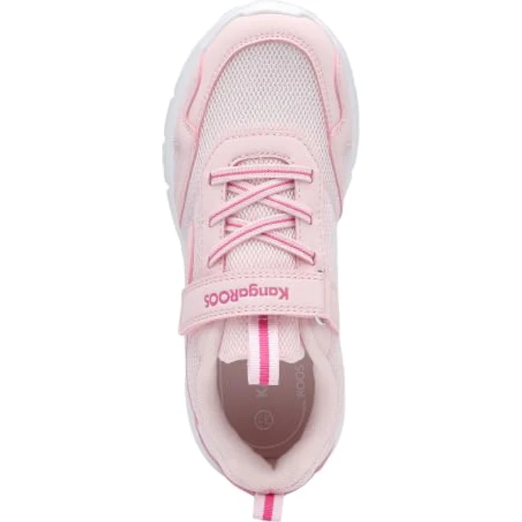 KangaRoos K-ETK Rooz EV Sportschuhe für Kinder, Laufschuhe, Größe 33 EU, Frost Pink/Daisy Pink, mit Klettverschluss und Gummi-/Synthetiksohle – Bild 6