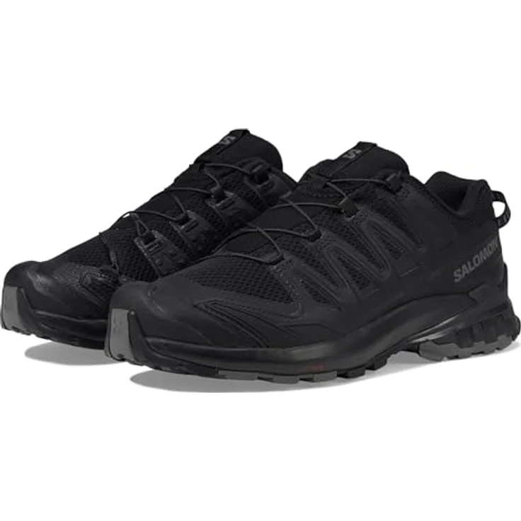 Salomon XA Pro 3D v9 Wide, Herren Laufschuhe Schwarz, Grösse 45 1/3, optimale Dämpfung und hervorragende Traktion für Trailrunning – Bild 1