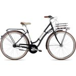 Maxim La Vita Nexus Damenfahrrad 28 Zoll 7 Gang Citybike aus Aluminium, schwarz, 55 cm Rahmen, 28 Zoll Laufrad