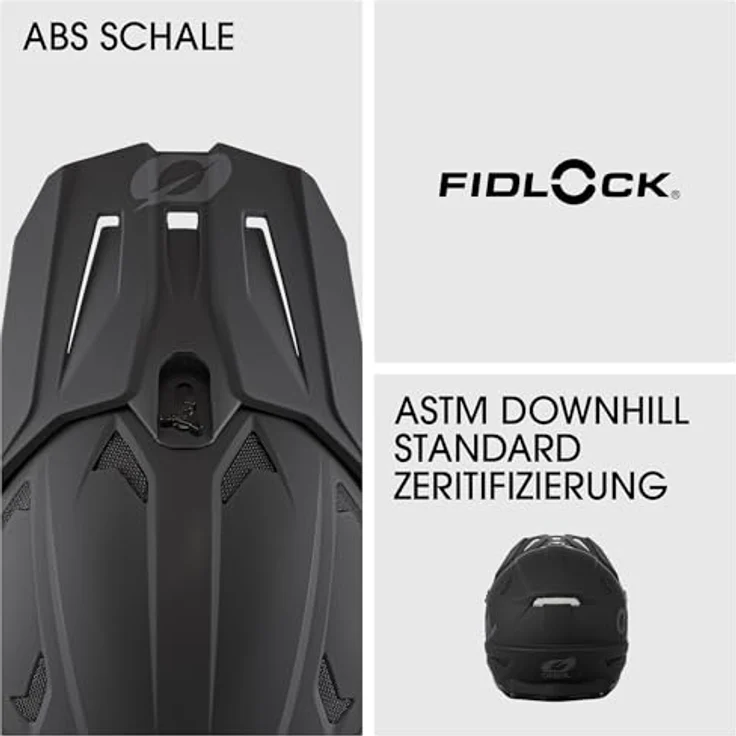 Oneal Sonus Solid - Fullface Helm - Schwarz 59 - 60 cm – Bild 7