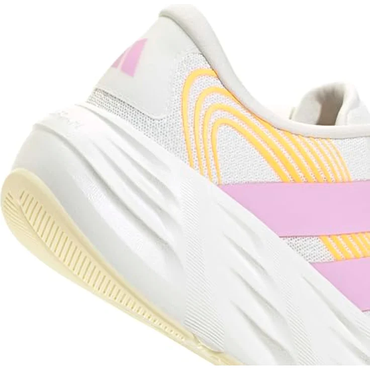 adidas Damen Galaxy 8 Laufschuhe, Cloud White/Bliss Lilac/Lucid Tangerine, Größe 43, atmungsaktiv, mit cloudfoam Dämpfung – Bild 5