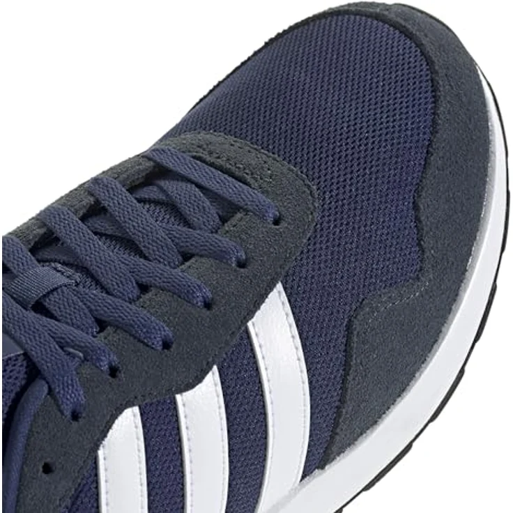 Adidas RUN 60S Laufschuhe im Retro-Stil, Textil und Wildleder, Schnürverschluss, Standard-Passform, Dämpfung für ganztägigen Komfort – Bild 5