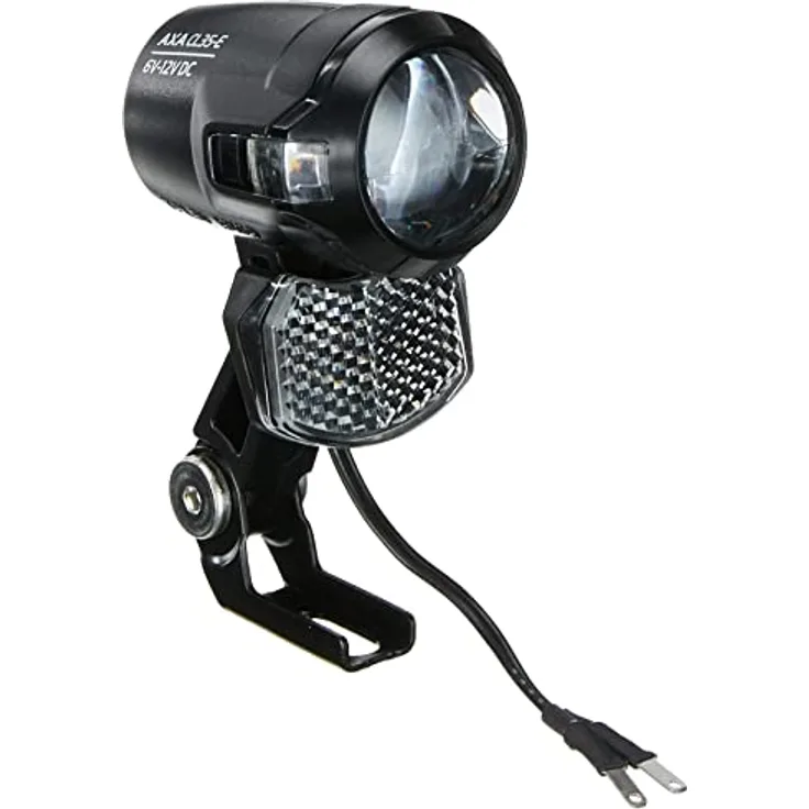 AXA Koplamp, Schwarz, 3250 Meter Sichtweite, Klare Linsentechnologie