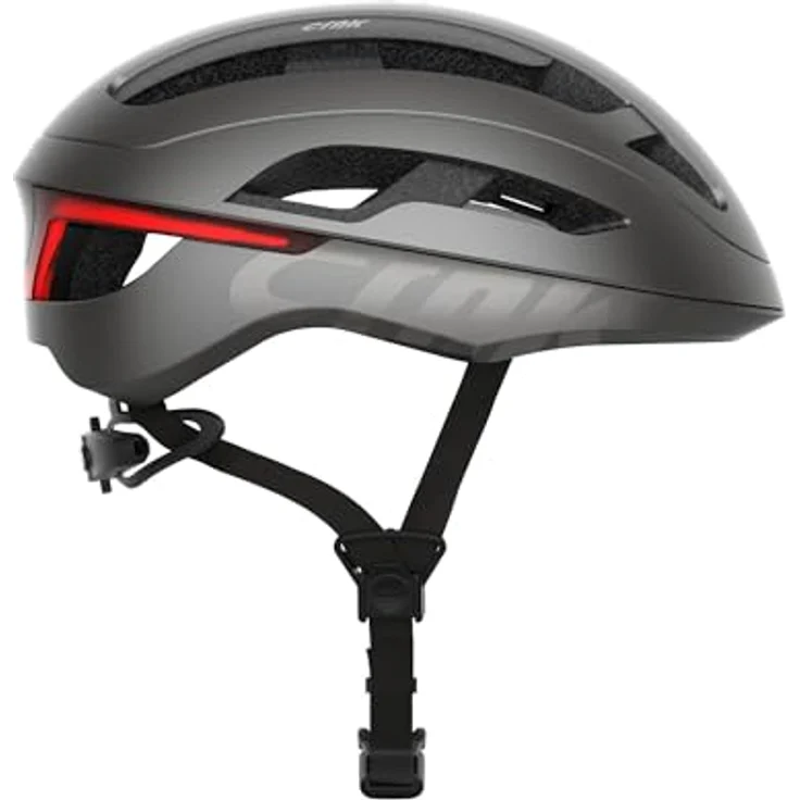 CRNK Angler Alpha, smarter Fahrradhelm Metallic Schwarz, Bluetooth, M 55-58 cm mit Rücklicht und Blinklicht – Bild 4