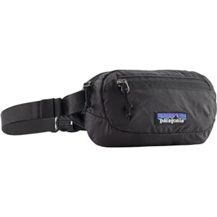 Patagonia Terravia Mini Hip Pack 49448, leichter, wetterfester Laufgürtel aus recyceltem Nylon, schwarz
